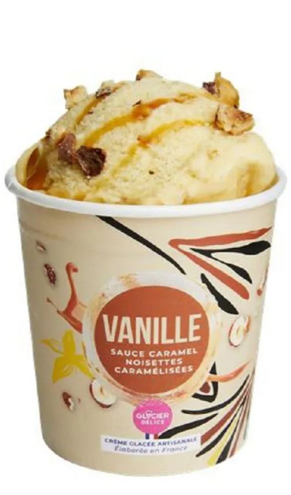 Glaces artisanales variées